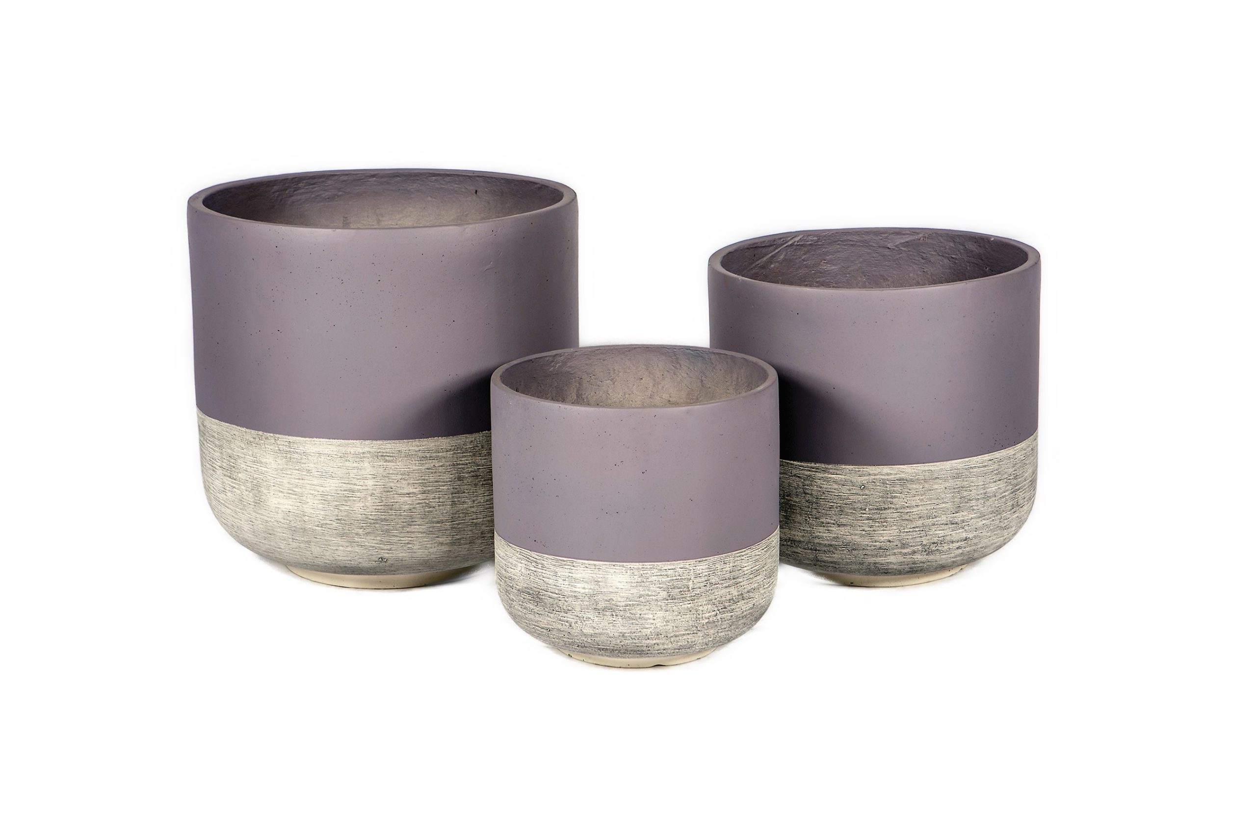 Alvor Purple Pot (set of 3)