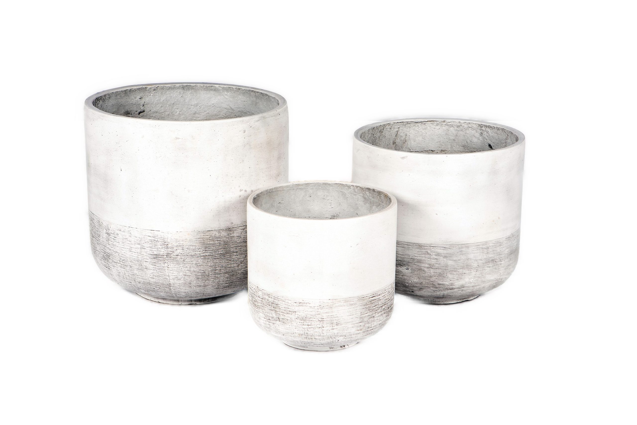 Alvor White Pot (set of 3)