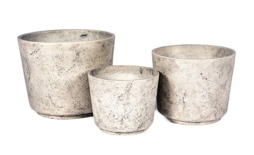 Capelas Grey/White Pot (set of 3)