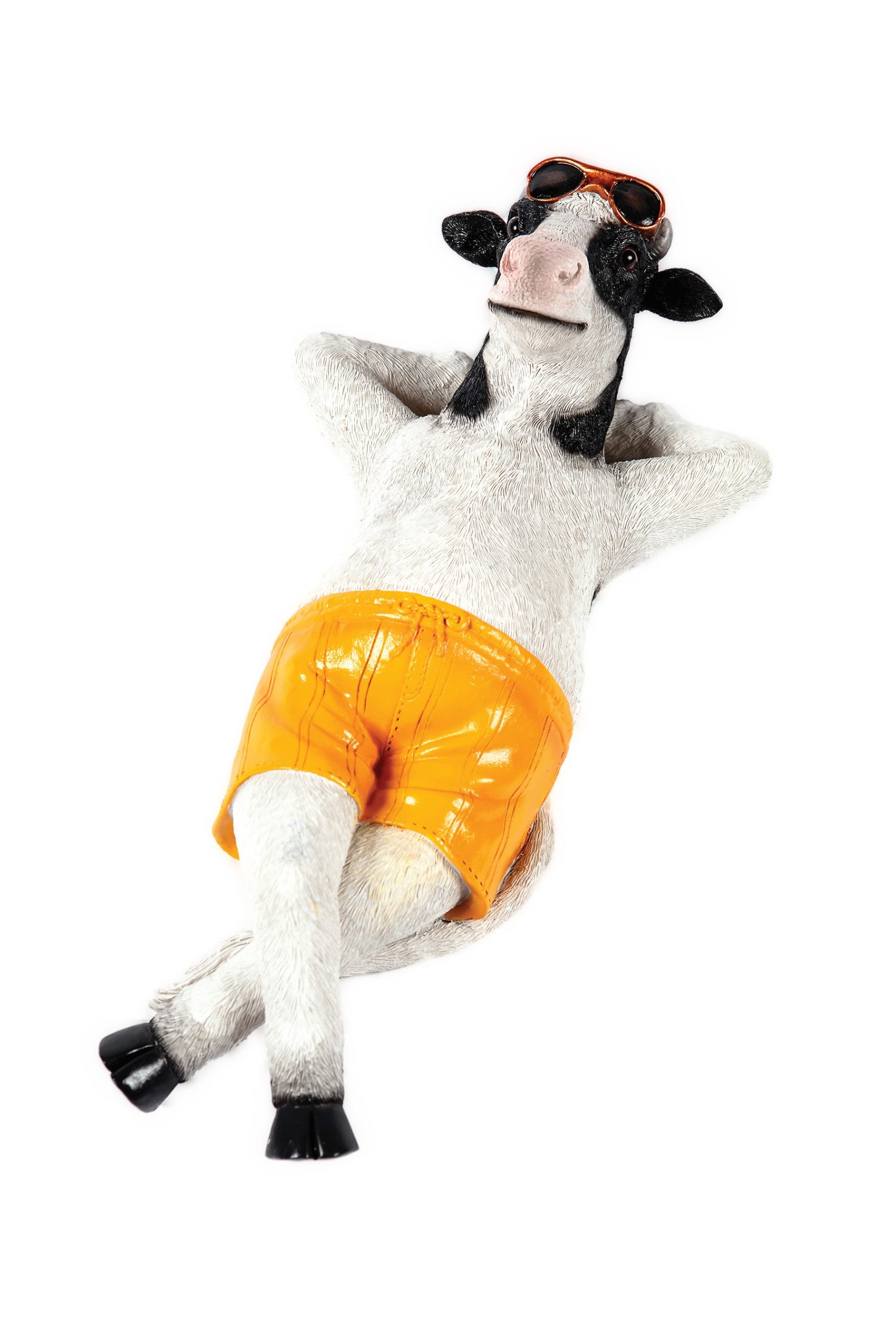 Sunbathing Cow