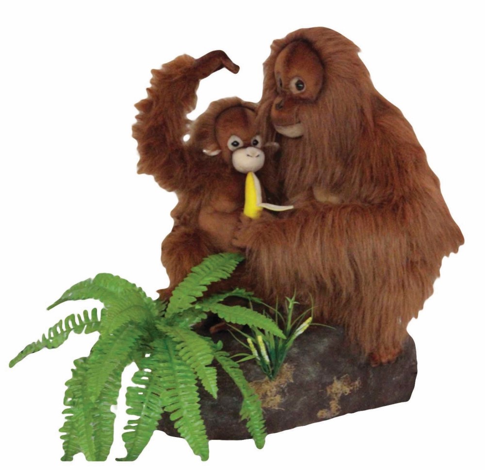 (A) Orangutans on Rock 71cmH