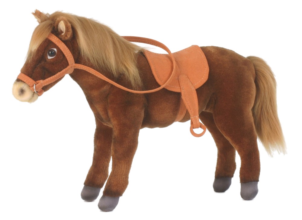 Horse with Saddle 37cmL