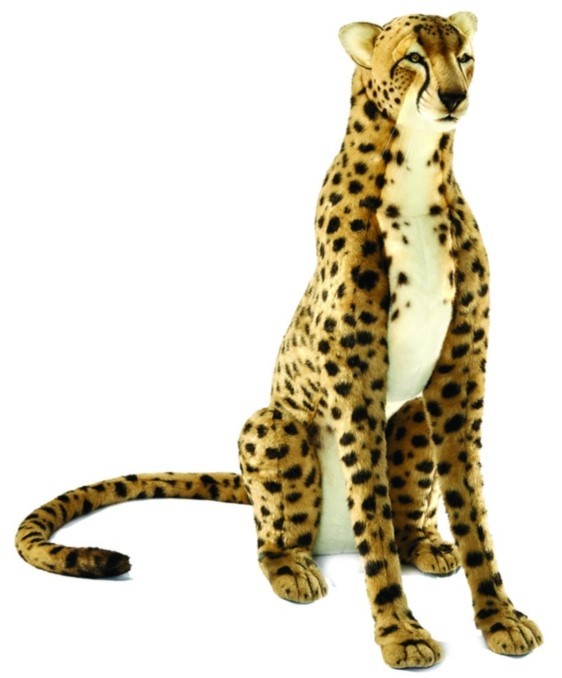 Cheetah Jacquard Sitting 110cmH