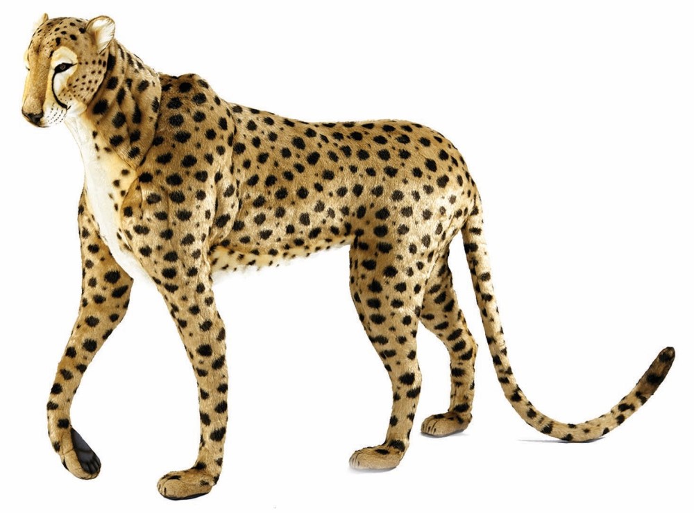 Cheetah Jacquard Standing 100cmH