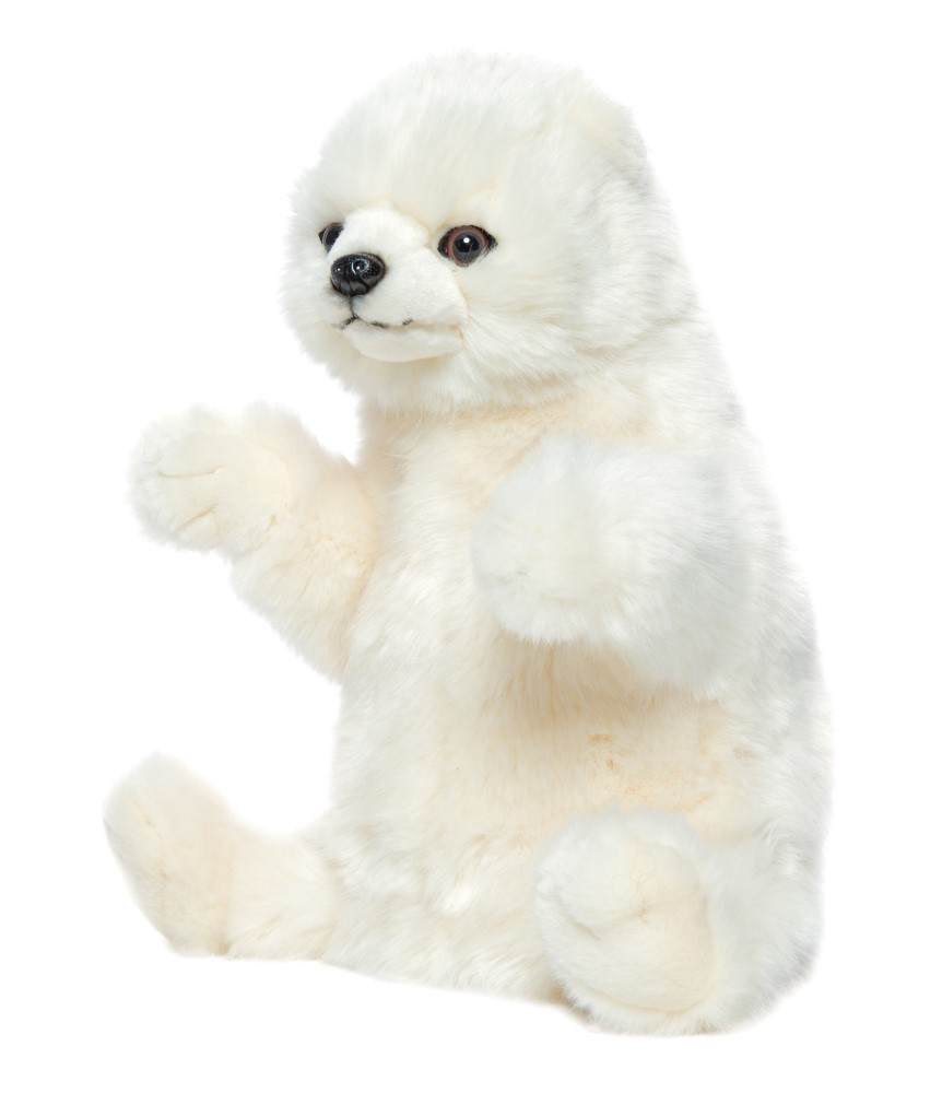 Polar Bear Puppet 31cmH