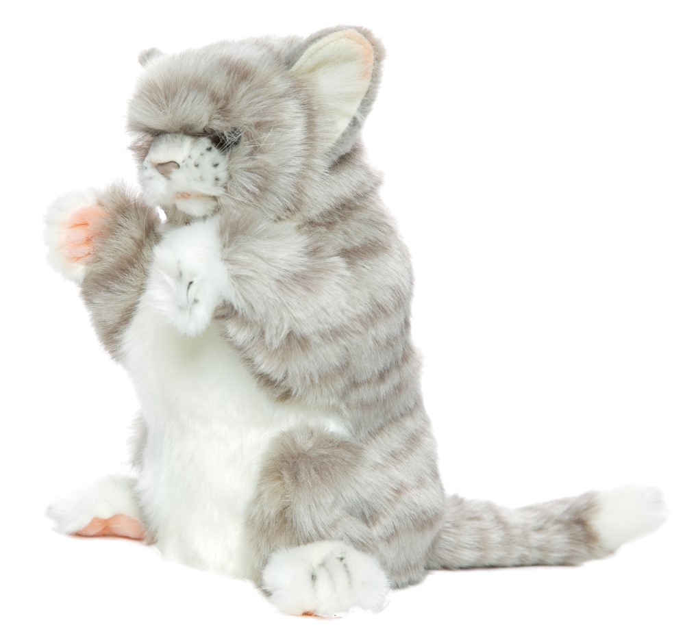 Cat Jacquard Puppet 30cm