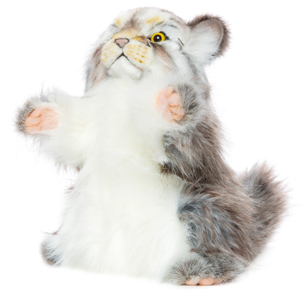Pallas Cat Puppet 40cmH