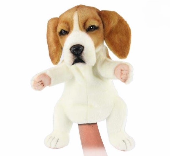 Beagle Puppet 25cmH