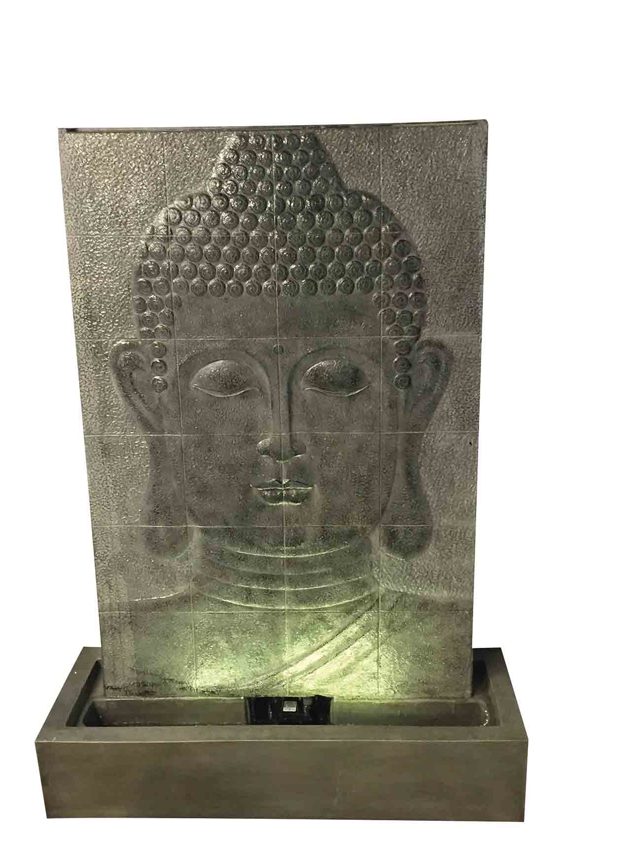 Large Grey Buddha Wall