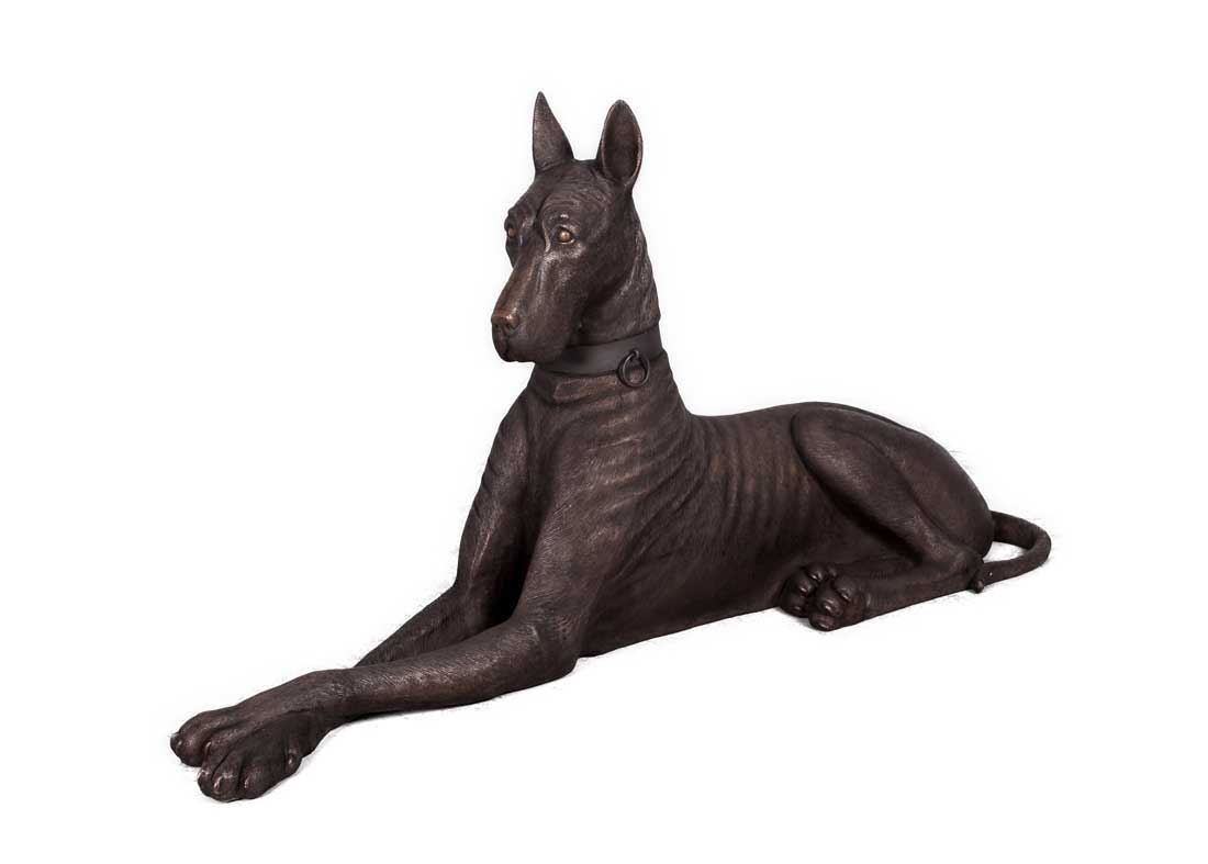 Great Dane (Bronze) Looking Left