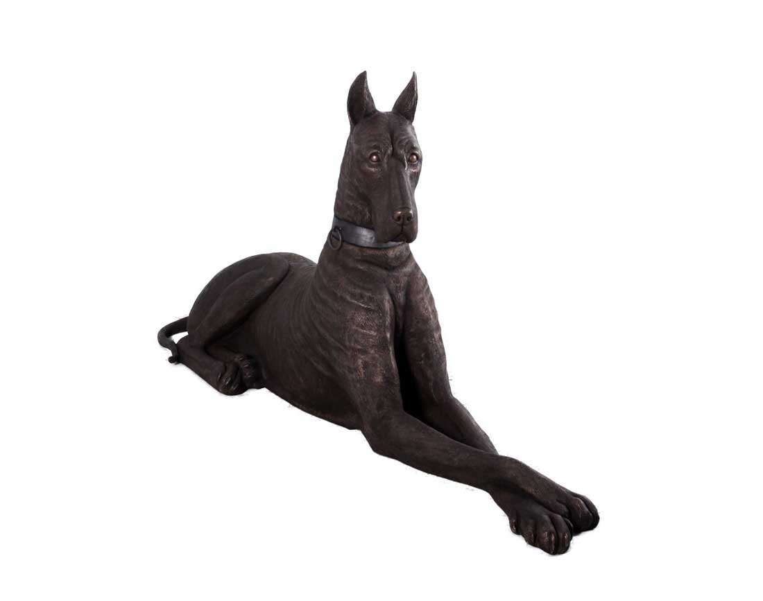 Great Dane (Bronze) Looking Right
