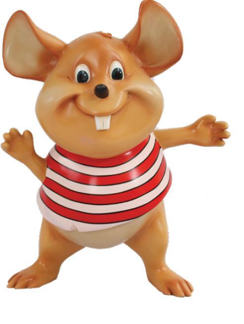 Mouse with Red Shirt