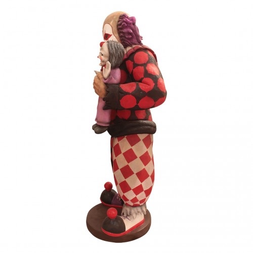 Clown with Doll Prop