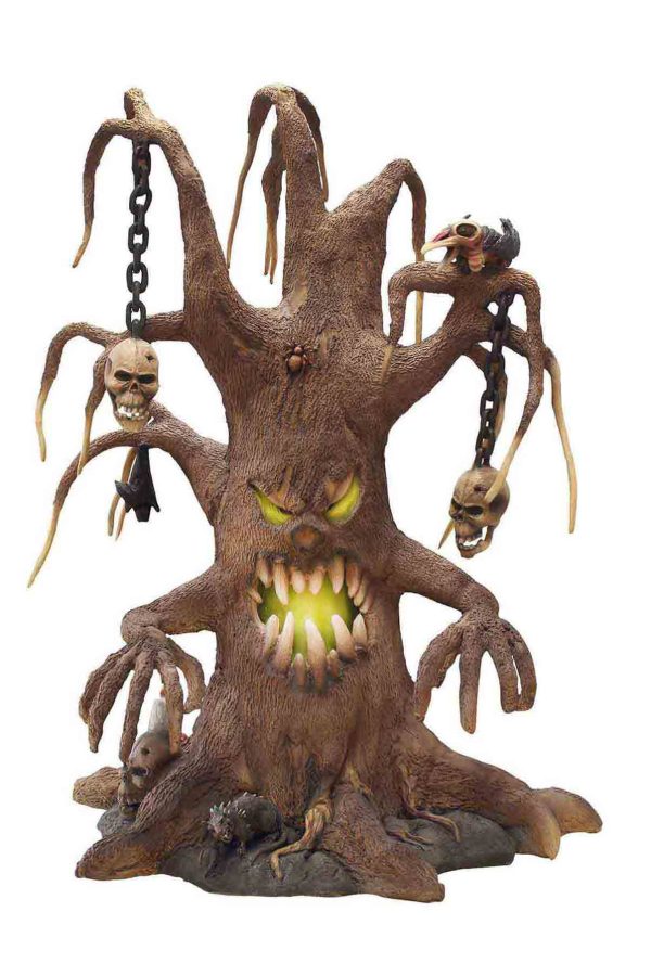 Scary Halloween Tree Prop with dangling eyeballs