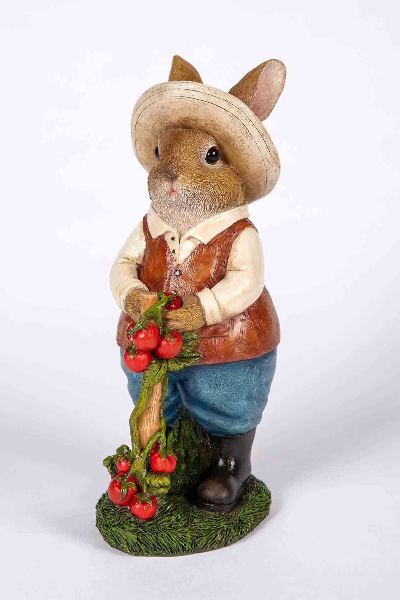 Boy Rabbit Medium Gathering Tomatoes - Hamac Trading