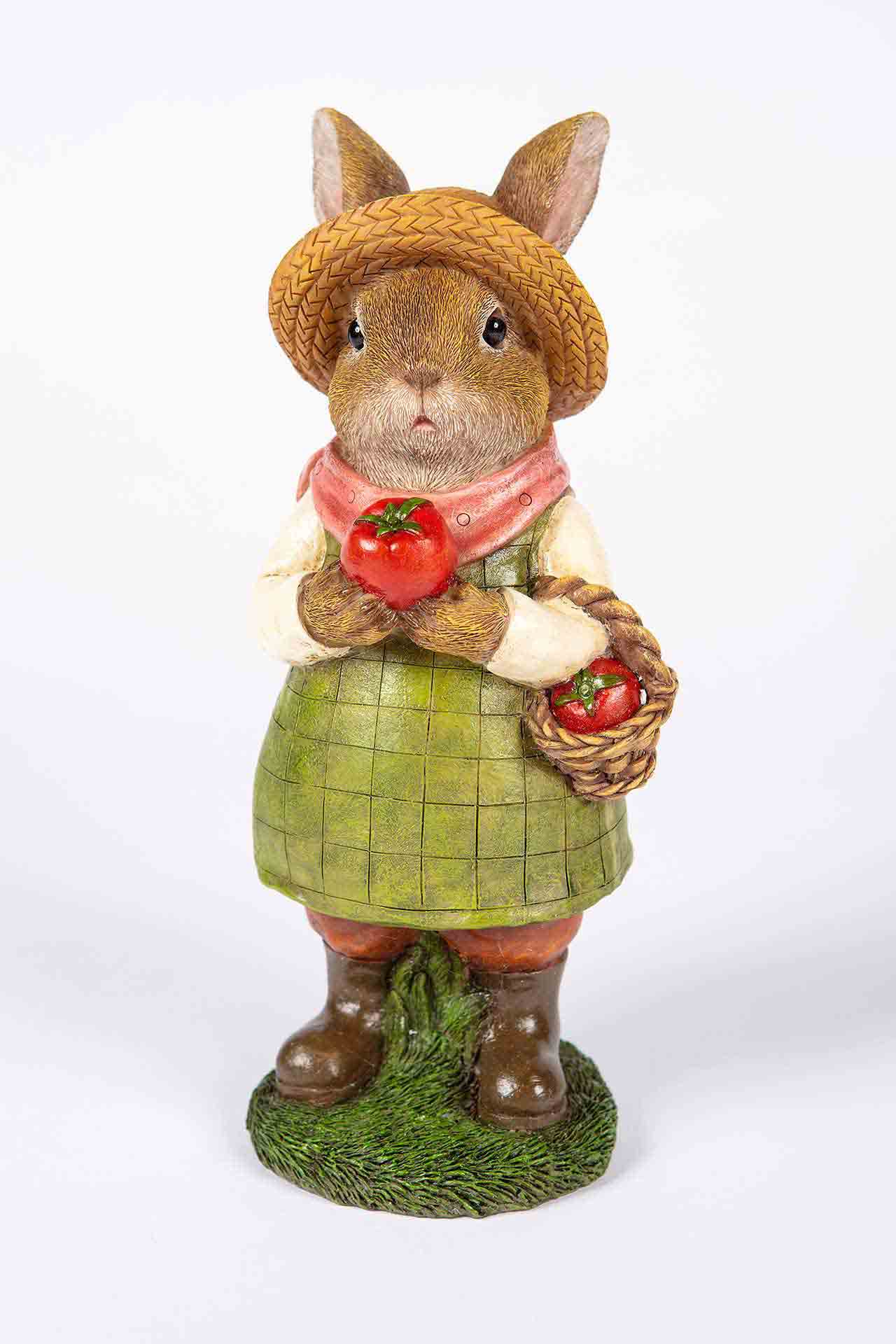 Girl Rabbit Medium Gathering Tomatoes - Hamac Trading