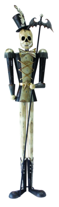 Life-Size Skeleton with ‘Bat’on Prop
