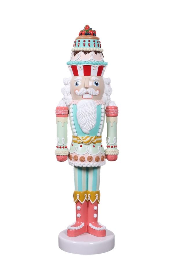 Pastel, dessert-themed nutcracker