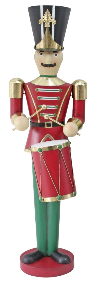 Metal Soldier with Drum (Red/Green)