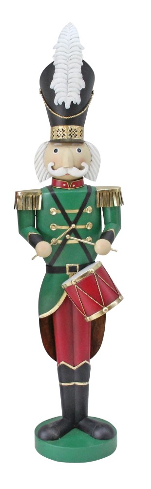Metal Soldier with Drum (Green)