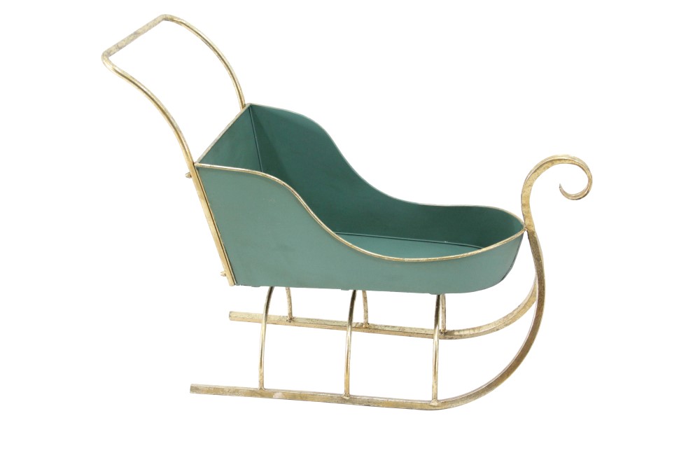 Metal Sleigh (Green)