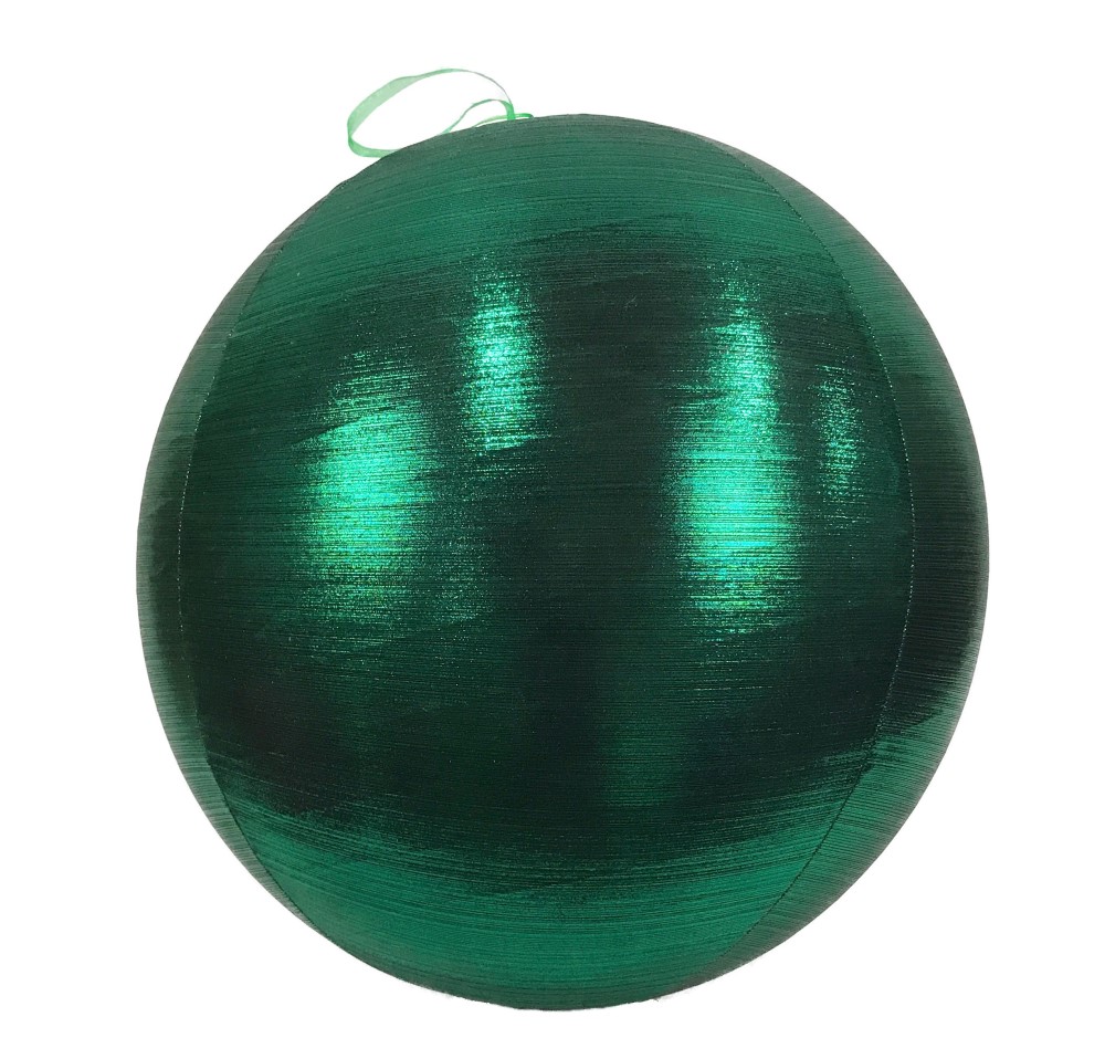 Metallic Fabric Ball 100cm (Green)