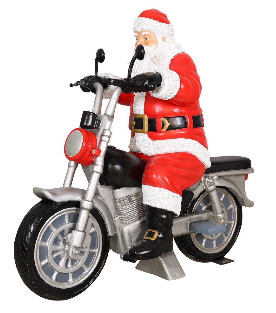 Santa on Motorcycle