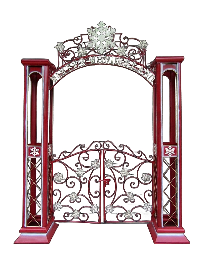 Metal Snowflake Archway