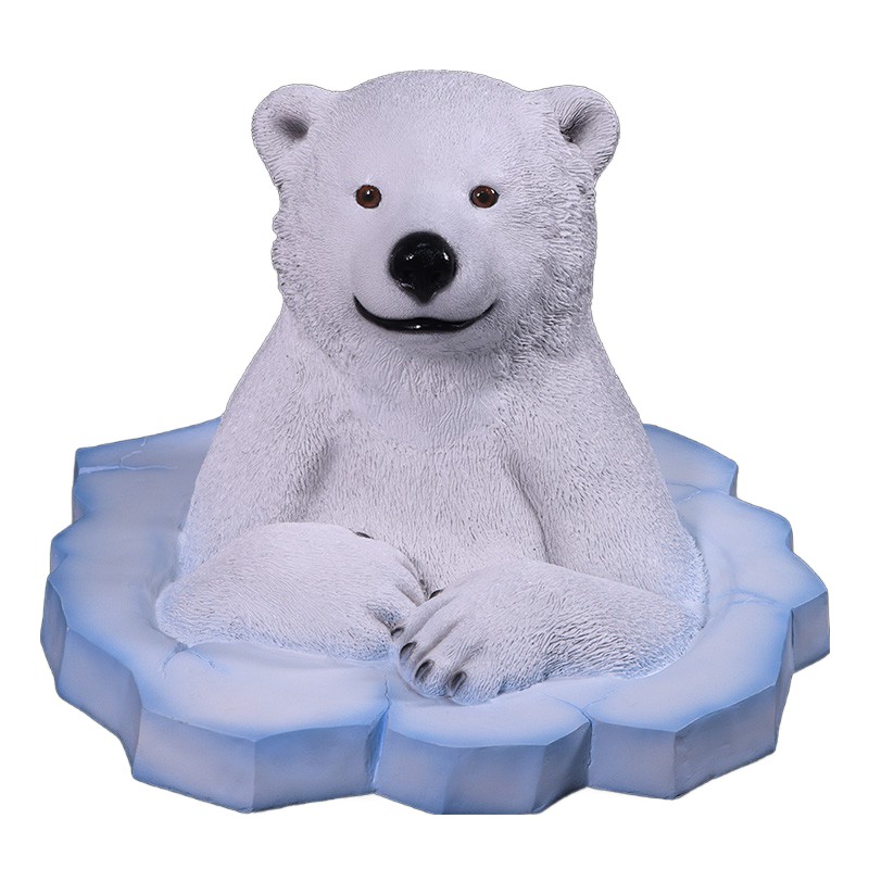 Peeking Polar Bear