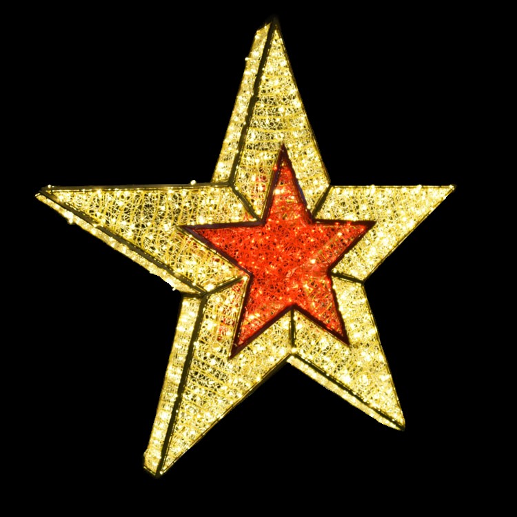 3D Star Christmas Display Prop