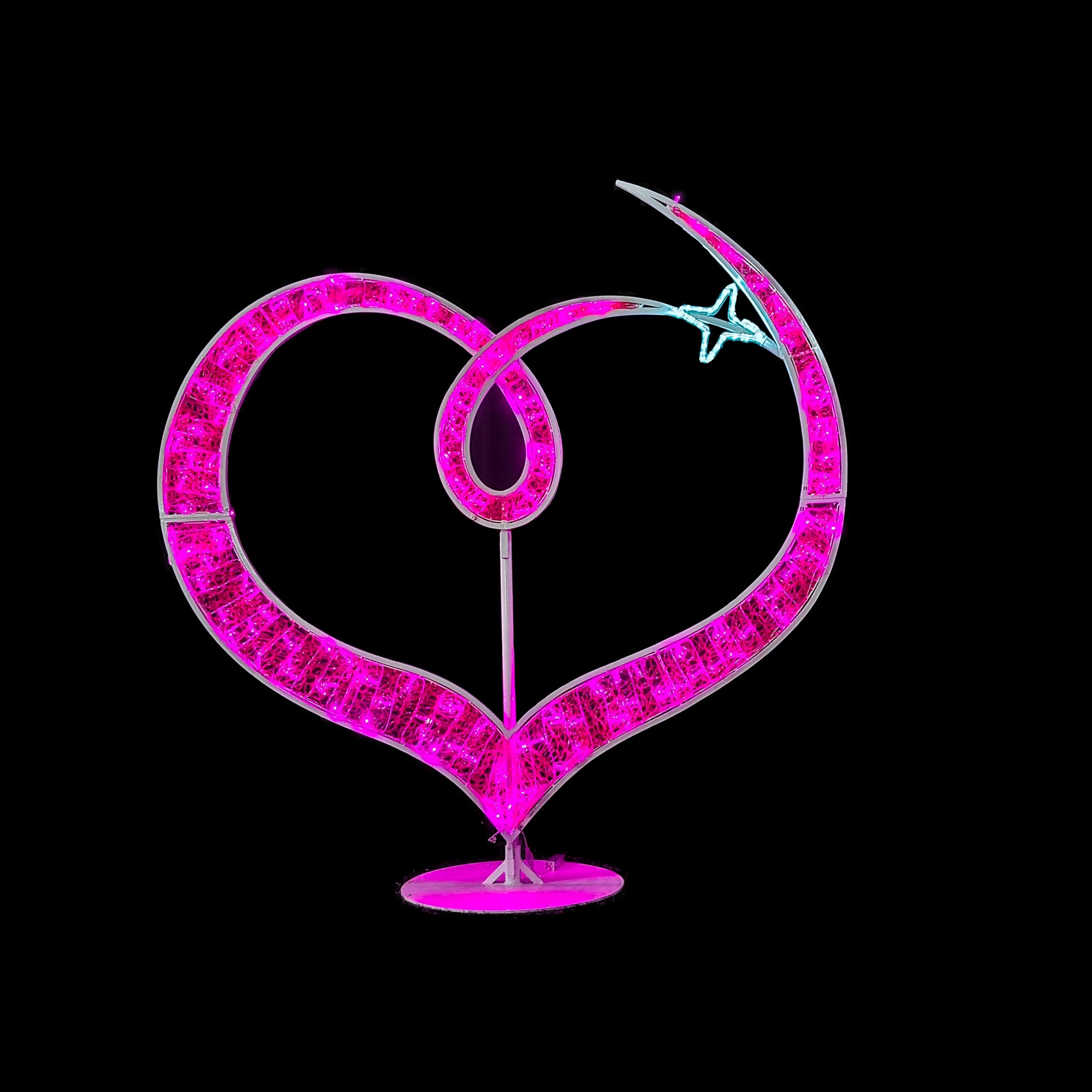 2D Standing Heart 2.44m
