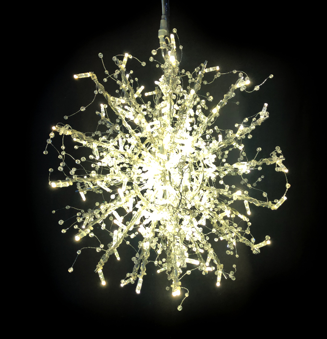 3D Crystal Burst (Warm White) 0.6m
