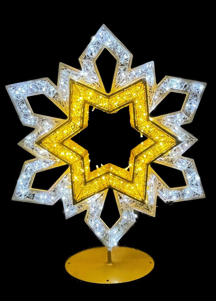 3D Snowflake 3m