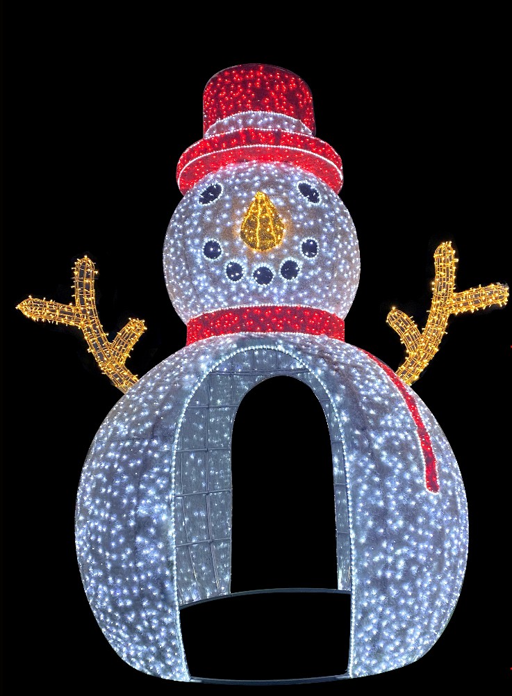 3D Snowman Archway 4.5m