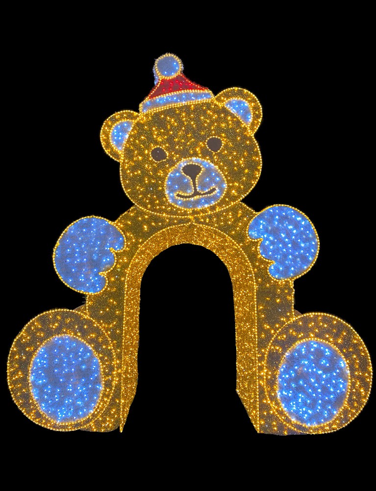 3D Teddy Bear Archway 4.2m