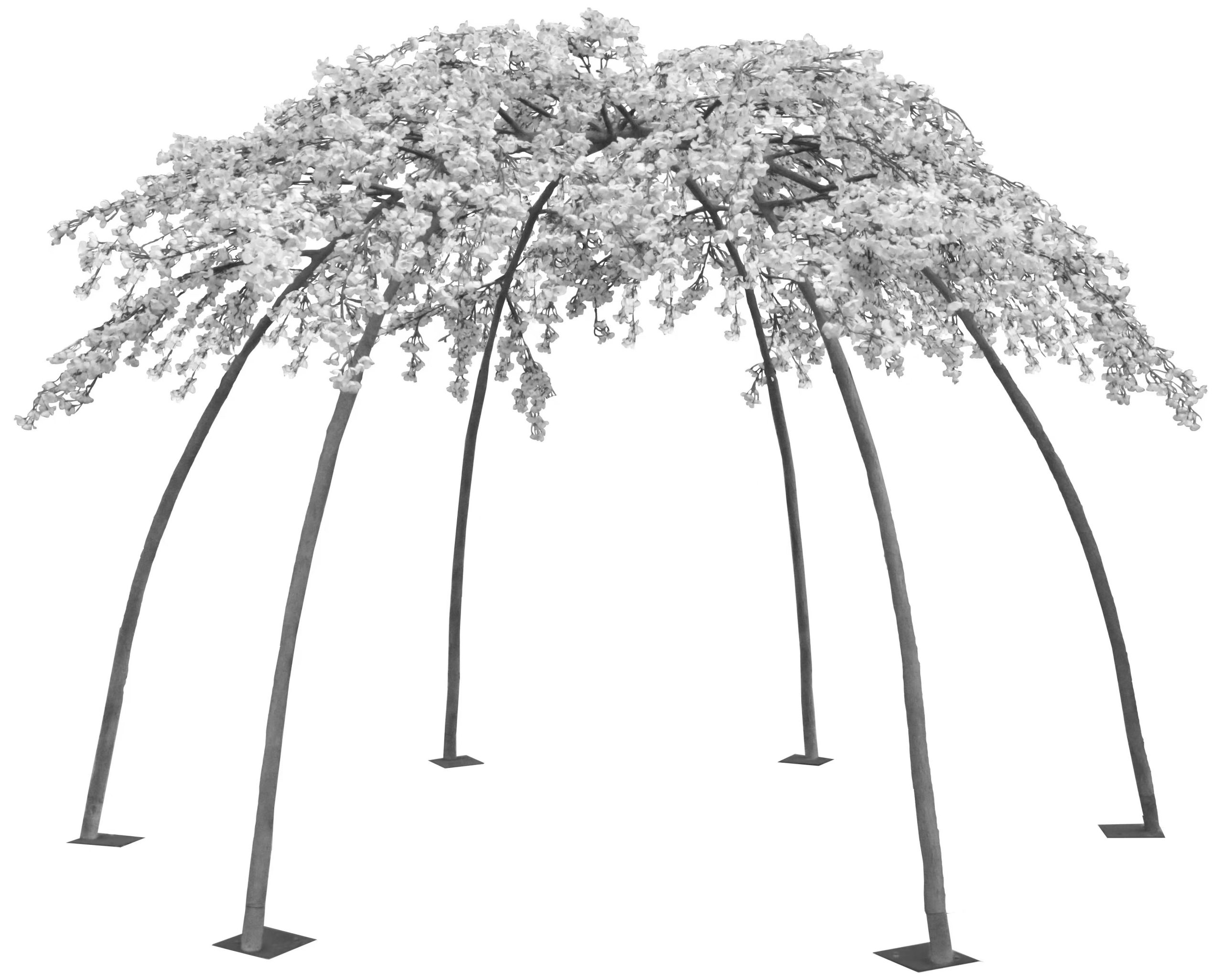 White Apple Blossom Gazebo