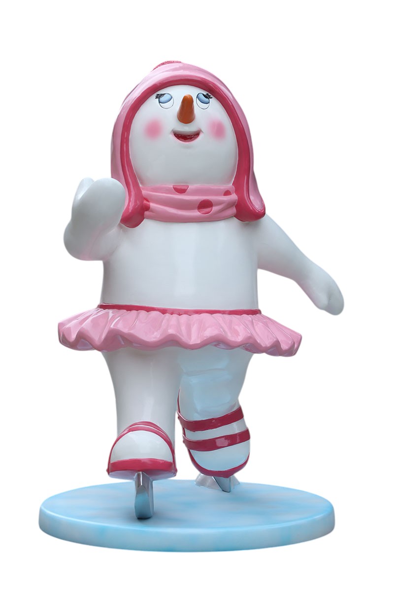Skating Snowman Family – Girl