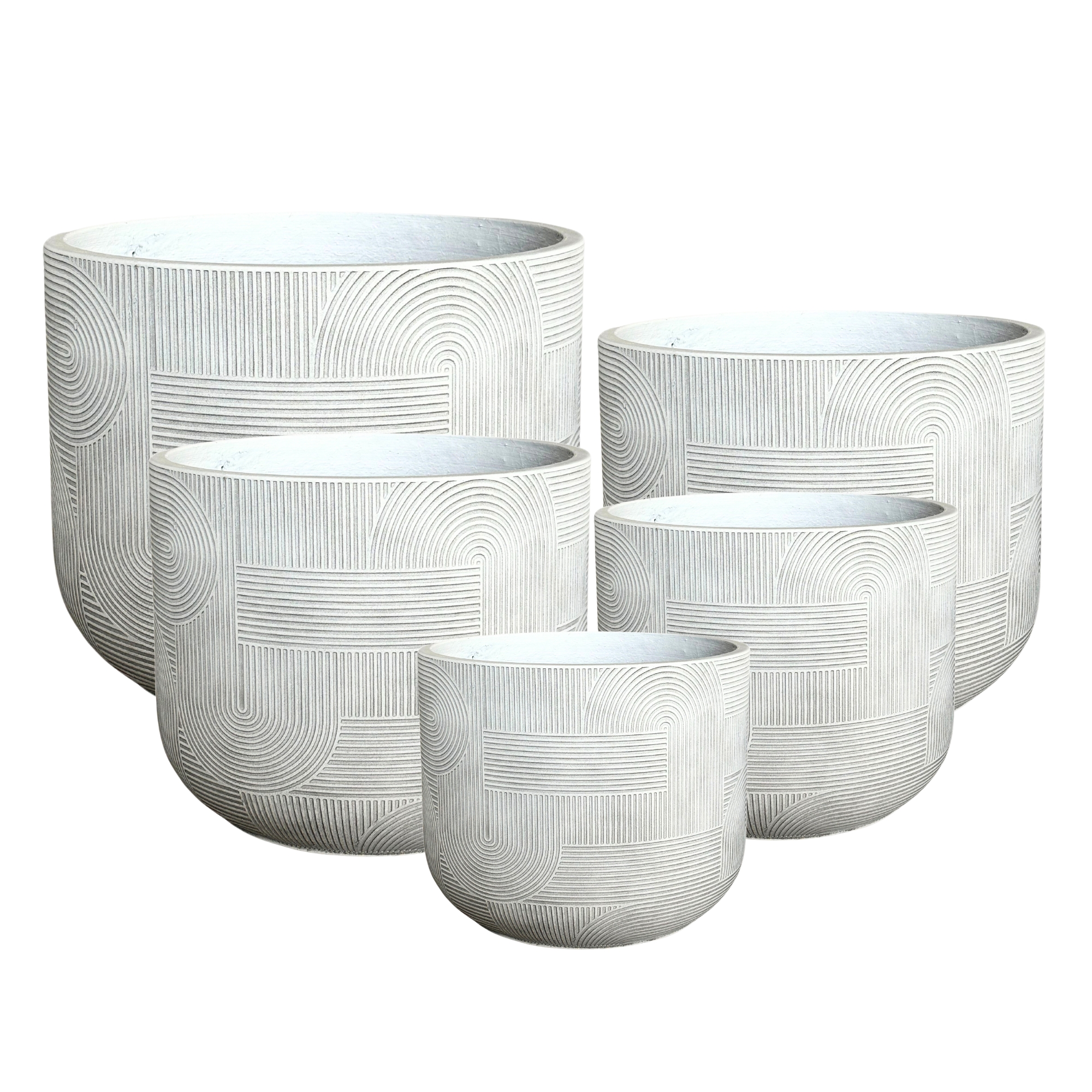 Ballygowan White Pot (set of 5)