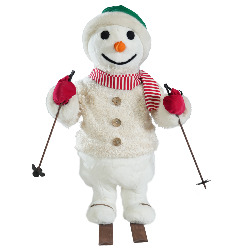 Frosty on Skis