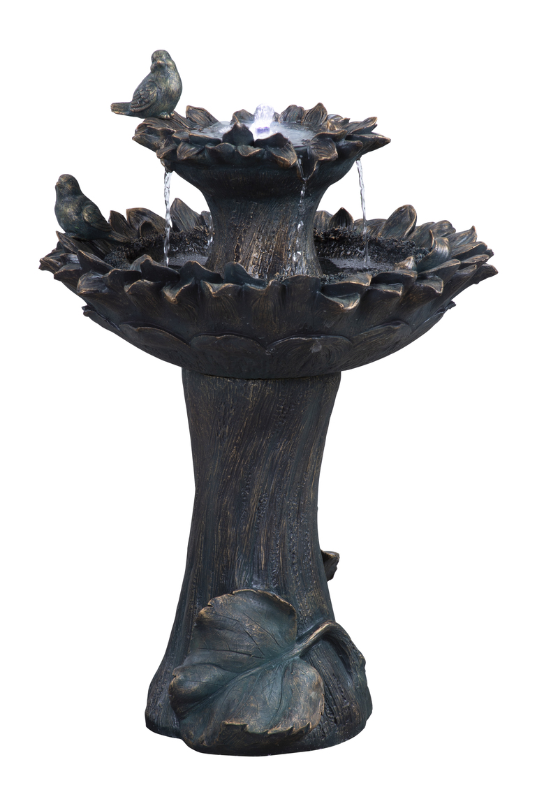 Solar Birds at Fountain