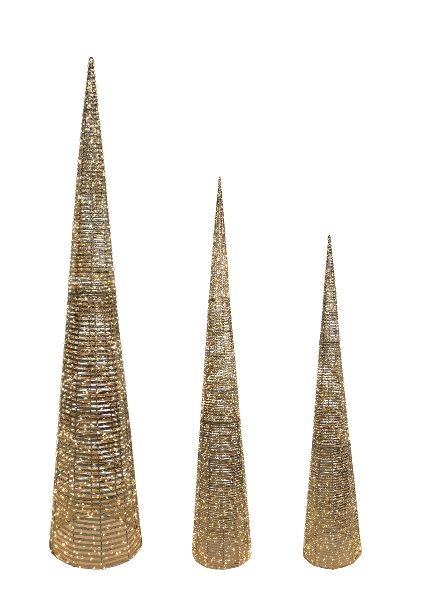 Cone Trees Set (Gold)