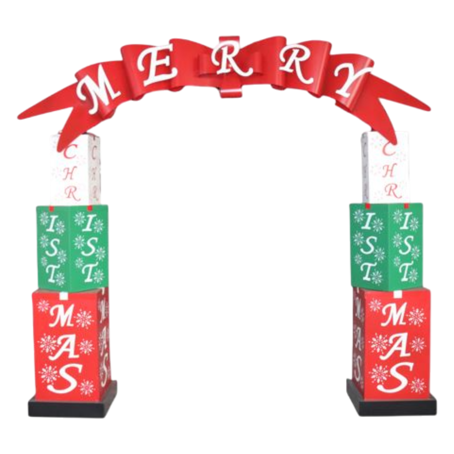 Metal Christmas Present Archway