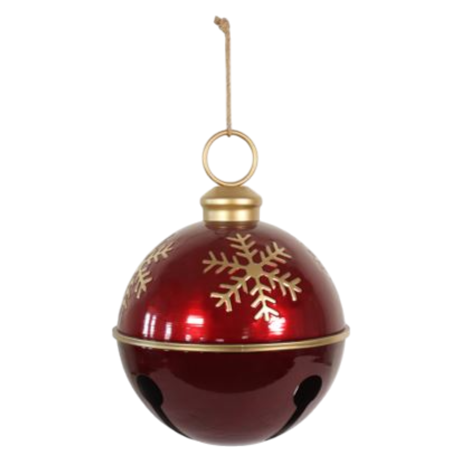 Metal Bauble Set (Red)