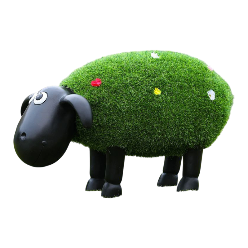 Comic Grass Sheep