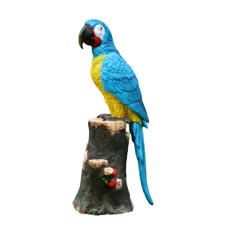 Parrot Sitting on Tree