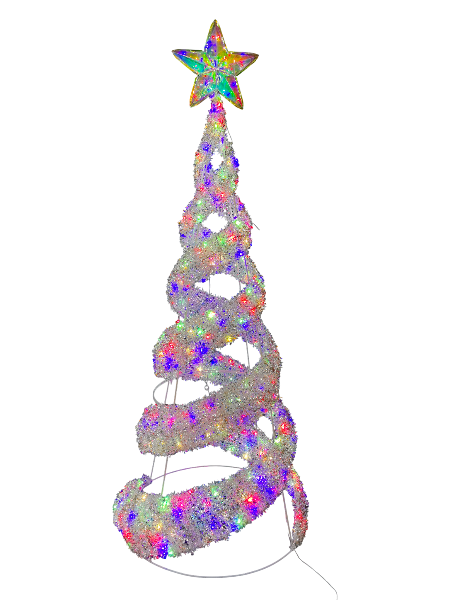 Medium Tinsel Tree LED’s 1.95m