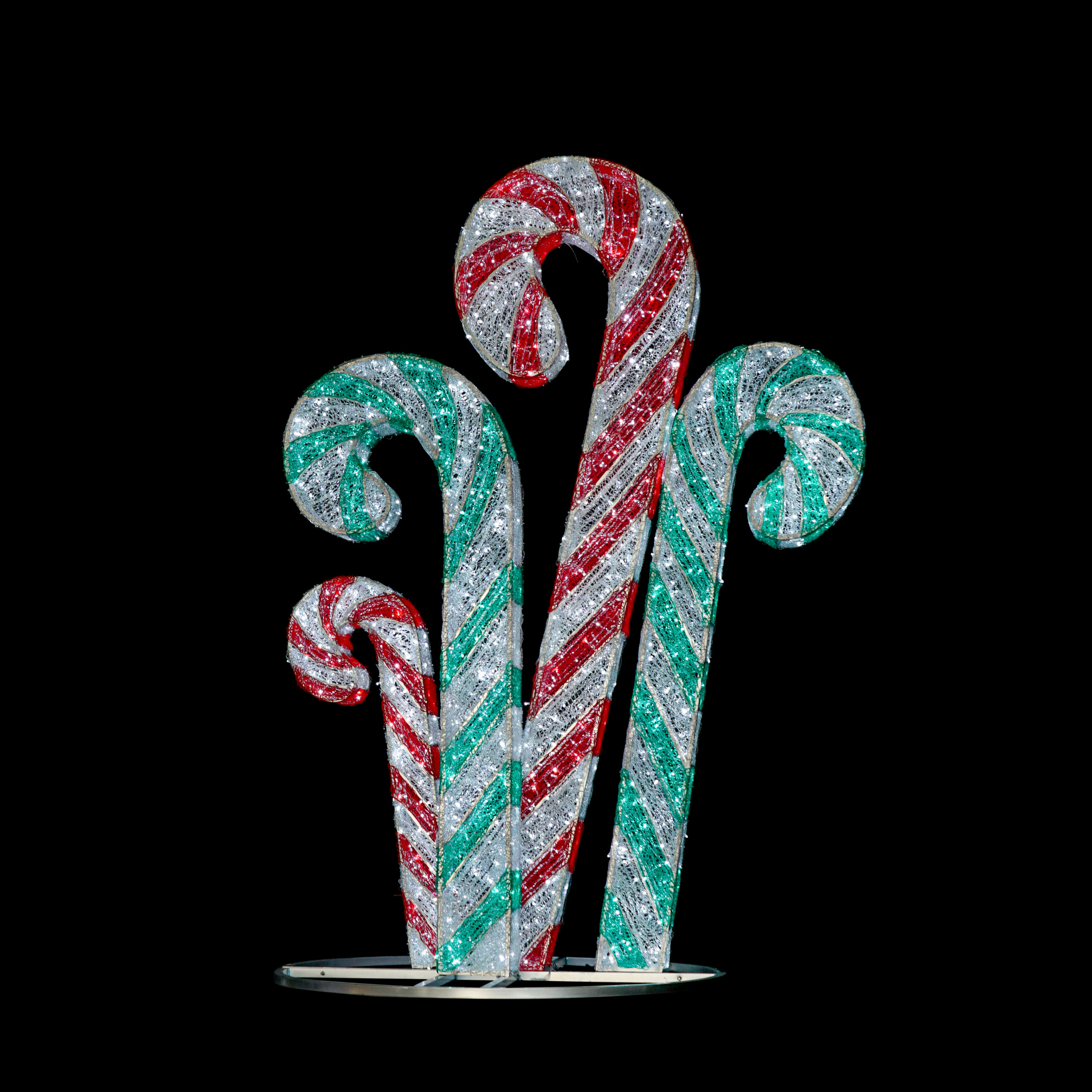 New 4 Candy Cane Display